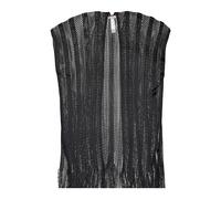 Liu Jo - Poncho de red de lurex con flecos - Jackets - Mujer - Negro - ONE SIZE -