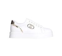 Liu Jo Pretty 06 - Zapatillas de piel para mujer, Color blanco., 39 EU