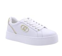 Liu Jo Pretty 06 - Zapatillas de piel para mujer, Color blanco., 38 EU