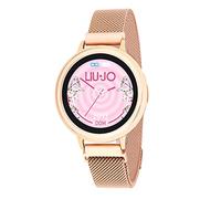 Liu Jo Reloj de Cuarzo Digital para Mujer con Correa de Acero Inoxidable SWLJ057, Oro Rosa, Pulsera, Oro Rosa, Elegante