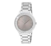 LIU Jo - Reloj de Mujer, Cuarzo, Acero con Cristales giratorios, diseño Dancing Trendy TLJ2491, Color Gris, Moderno