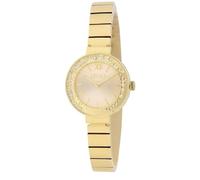Liu Jo Reloj de mujer Dancing Chic dorado con cristales y pulsera de acero TLJ2086