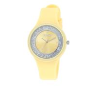 Liu Jo TLJ2526 - Reloj deportivo para mujer, movimiento de cuarzo, correa de goma, esfera giratoria, amarillo, Moderno