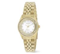 Liu Jo - Reloj elegante de cuarzo para mujer - Dancing Elvy TLJ2660 - Reloj con cristales en la esfera y correa de acero laminado dorado
