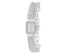 Liu Jo - Reloj elegante de mujer de cuarzo de acero - Chains Bijou TLJ2670 - Reloj con correa de acero multihilo