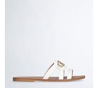 Liu Jo Sandalias planas de piel SA5083P010201065-OFF WHITE 37