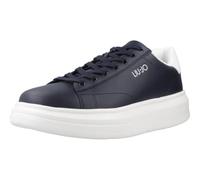 Liu Jo Scarpa uomo Sneakers Big 01 in Pelle BLU Navy/Bianco US24LJ05 7B4027PX474S3342