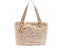 Liu Jo Verry L Bolsa shopping crema, de piel sintética, mujer