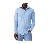 Liu Jo - Stretch Poplin Classic Shirt - Shirts - Hombre - Azul - XL -