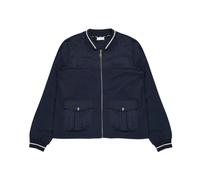 Liu Jo - Sudadera Azul Estilo Bomber con Cremallera - Jackets - Mujer - Negro - XL -