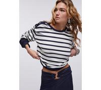 Liu Jo Sudadera azul noche / blanco S EUR