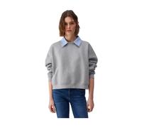 Liu Jo - Sudadera con Bordado de Joyas - Sweatshirts & Hoodies - Mujer - Gris - S -