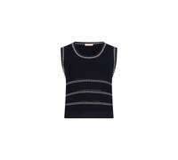 Liu Jo Top de punto crema / negro M crema / negro