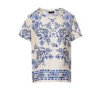 Liu Jo - Tunica stampa foulard - Tops - Mujer - Azul - XS -