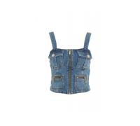 Liu Jo - Ua 4089 Ds 059 Top Vaquero - Tops - Mujer - Azul - M -