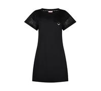 Liu Jo Vestido Corto con Detalles de Encaje TA6236, Negro , L