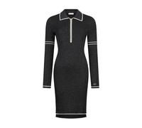 Liu Jo Vestido de punto negro / blanco L negro / blanco