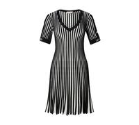 Liu Jo Vestido de punto negro / blanco XS negro / blanco