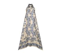Liu Jo - Vestido Largo con Estampado Foulard - Dresses - Mujer - Azul - S -