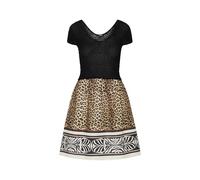 Liu Jo Vestido marrón / negro / blanco 42 marrón / negro / blanco