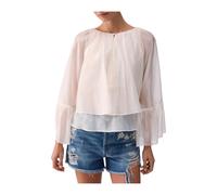 Liu Jo - Wa 6400 T435A Blusa Túnica - Blouses & Shirts - Mujer - Blanco - L -