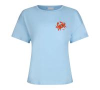 Liu Jo - Wa 6414 Camiseta de cuello redondo - Tops - Mujer - Azul - L -