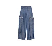 Liu Jo - Wide Trousers - Trousers - Mujer - Azul - L -