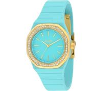 Liu Jo Yatch Lady TLJ2382 Reloj de mujer con caja de resina aguamarina y correa de silicona, aguamarina, Moderno