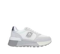 Zapatillas de mujer Liu.Jo BA5049PX027 piel blanco o azul, Color blanco., 38 EU