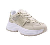 LIU.JO Zapatillas Deportivas Chunky con Plataforma, Metálico Dorado, Suela Blanca, Estilo Casual (Dorado, Sistema Tallas Calzado EU, Adulto, Números, Mediano, 40)