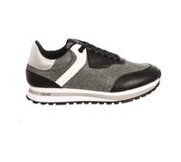 Liu Jo - Zapatillas Deportivas con Glitter y Detalles Metálicos - Shoes - Mujer - Negro - 37 EU -