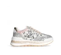 Liu Jo - Zapatillas Deportivas de Cuero Rosadas con Suela Alta - Shoes - Mujer - Multicolor - 39 EU -