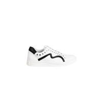 Liu Jo - Zapatillas Deportivas Elegantes con Bandas Elásticas y Tachuelas Plateadas - Shoes - Mujer - Blanco - 37 EU -