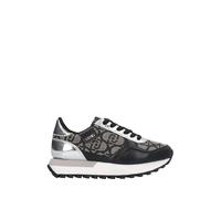 LIU JO Zapatillas Evelyn 915 Art. BF5057EX322, negro/plateado, 39 EU