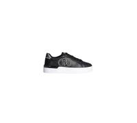 Liu Jo - Zapatillas Liu Jo para mujer, modelo Silvia 93 con cordones, con parte superior de piel y suela de goma, color negro., Negro , 37 EU
