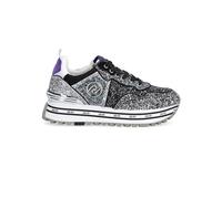Liu Jo Zapatos de mujer BA3021EX135 Plata Zapatillas Maxi Wonder 24 Glitter, plateado, 36 EU