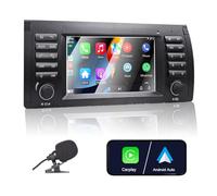 LIUBOBU Autoradio für BMW E39 E53 5er X5 M5 Kompatibel Wireless Apple Carplay & Android Auto, 7 Zoll Radio mit Touchscreen/Bluetooth/FM/Am/USB/DPS/RDS/Mirror Link