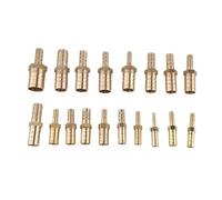 LIUCH 1 pieza Pagoda 4 5 6 8 10 12 14 16 18 19 20 mm, conector de manguera de torre neumática de latón, adaptador de tubería recta for aceite, agua y gas.(19x12mm)