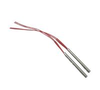 LIUCH 6x50 6 * 50mm 100W AC 110V 220V 380V Tubo cilíndrico de Acero Inoxidable Elemento Calefactor Calentador de Cartucho de Extremo único(1Pc 100W-380V)