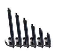 LIUCH Actuador Lineal 12V 24V 200mm 250mm 300mm Carrera accionamiento Lineal Motor eléctrico Controlador de Motor Lineal 50/100/300/500/700/1500N(24V 100N 60mm s,Stroke 250mm)