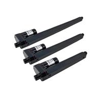 LIUCH Actuador Lineal de 150mm, 200mm, 250mm, Motor Lineal de CC 12V 24V, Motor eléctrico de Carrera 100/300/500/700/1000/1200/1500N, Negro(24V 1000N 10mm s,Stroke 150mm)