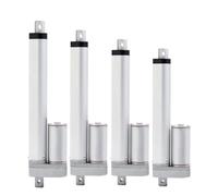 LIUCH Actuador Lineal eléctrico 25/50/75/100/150/200/250/300/350/400/450 mm Motor Lineal de Carrera DC 12 V/24 V Empuje 60N-900N(12V 150MM Stroke_5MM per Second 900N)