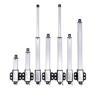 LIUCH Actuador Lineal eléctrico Mirco 30N/60N/100N/150N 100mm DC12V Controlador de Motor Mini Putter de Varilla de Empuje eléctrica(LA-WR-Type,150N 4mm s)