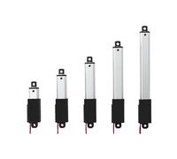 LIUCH Actuador Lineal Nuevo y Micro de 6 V, 12 24 CC, Motor 30/50/75 mm, 100, 150 Carrera, Personalizado, Fuerza 188 N(6V 50MM S 19.2N,30mm Stroke)