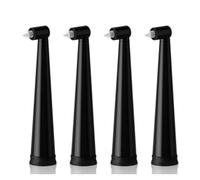 LIUCH Cabezales de Cepillo interdental, Cabezales de Repuesto for Cepillo de Dientes eléctrico sónico FW-507 FW-508 FW-917 FW-959 D7 D8(4PCS Black)