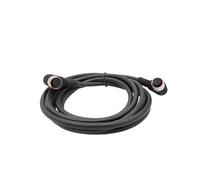 LIUCH Cable Conector de Sensor M12, Doble Cabezal, línea Impermeable, Macho y Hembra, Cable de 2m, Conectores de Sensor Impermeables de 4 Pines, 5 Pines y 8 Pines(Angle F to F 8 p)