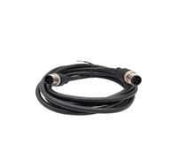 LIUCH Cable Conector de Sensor M12, Doble Cabezal, línea Impermeable, Macho y Hembra, Cable de 2m, Conectores de Sensor Impermeables de 4 Pines, 5 Pines y 8 Pines(Straight M to M 5 p)