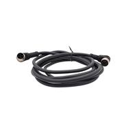 LIUCH Cable Conector de Sensor M12, Doble Cabezal, línea Impermeable, Macho y Hembra, Cable de 2m, Conectores de Sensor Impermeables de 4 Pines, 5 Pines y 8 Pines(Angle F to M 5 p)