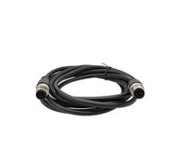 LIUCH Cable Conector de Sensor M12, Doble Cabezal, línea Impermeable, Macho y Hembra, Cable de 2m, Conectores de Sensor Impermeables de 4 Pines, 5 Pines y 8 Pines(Straight M to M 8 p)