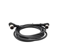 LIUCH Cable Conector de Sensor M12, Doble Cabezal, línea Impermeable, Macho y Hembra, Cable de 2m, Conectores de Sensor Impermeables de 4 Pines, 5 Pines y 8 Pines(Angle F to F 5 p)
